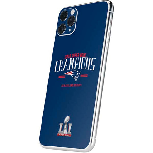 NFL 2016 Super Bowl LI Champions New England Patriots iPhone 11 Pro Max Skin