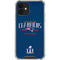NFL 2016 Super Bowl LI Champions New England Patriots iPhone 12 Clear Case