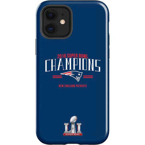 NFL 2016 Super Bowl LI Champions New England Patriots iPhone 12 Impact Case