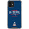 NFL 2016 Super Bowl LI Champions New England Patriots iPhone 12 Mini Clear Case