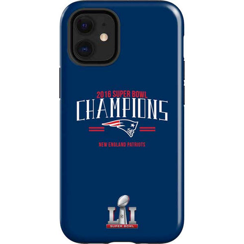 NFL 2016 Super Bowl LI Champions New England Patriots iPhone 12 Mini Impact Case