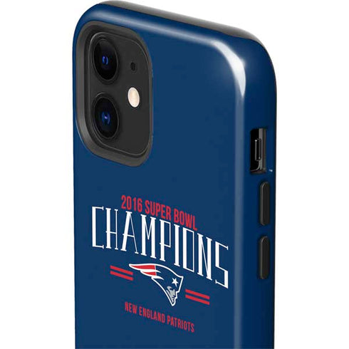 NFL 2016 Super Bowl LI Champions New England Patriots iPhone 12 Mini Impact Case