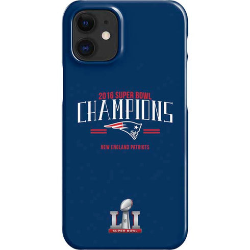 NFL 2016 Super Bowl LI Champions New England Patriots iPhone 12 Mini Lite Case