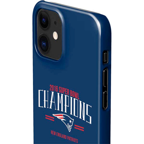 NFL 2016 Super Bowl LI Champions New England Patriots iPhone 12 Mini Lite Case
