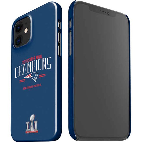 NFL 2016 Super Bowl LI Champions New England Patriots iPhone 12 Mini Lite Case