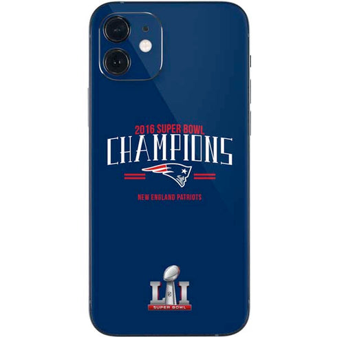 NFL 2016 Super Bowl LI Champions New England Patriots iPhone 12 Mini Skin