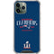 NFL 2016 Super Bowl LI Champions New England Patriots iPhone 12 Pro Clear Case