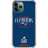 NFL 2016 Super Bowl LI Champions New England Patriots iPhone 12 Pro Clear Case
