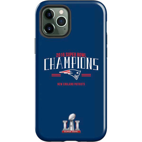 NFL 2016 Super Bowl LI Champions New England Patriots iPhone 12 Pro Impact Case