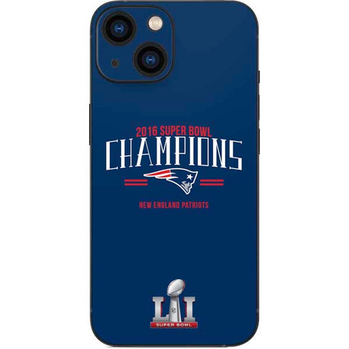 NFL 2016 Super Bowl LI Champions New England Patriots iPhone 13 Mini Skin