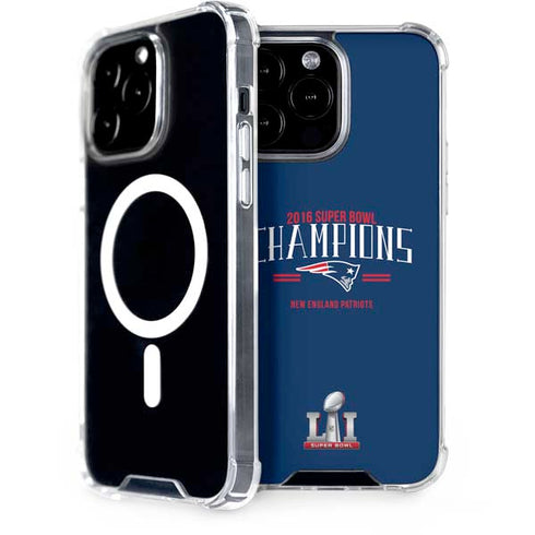 NFL 2016 Super Bowl LI Champions New England Patriots iPhone 13 Pro Max MagSafe Case