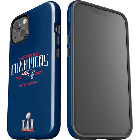 NFL 2016 Super Bowl LI Champions New England Patriots iPhone 15 Plus Impact Case