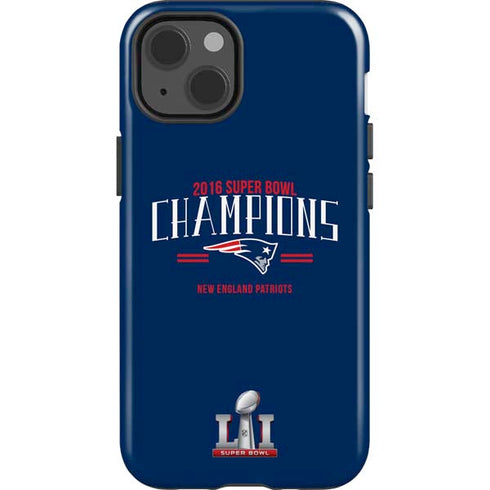 NFL 2016 Super Bowl LI Champions New England Patriots iPhone 15 Impact Case