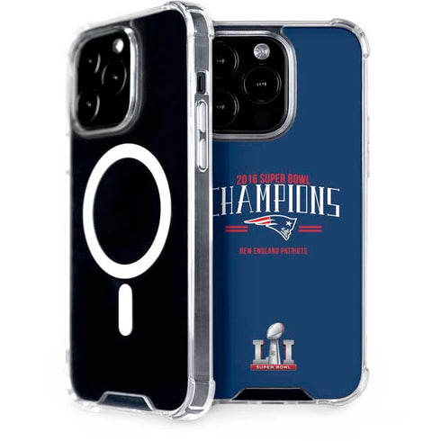 NFL 2016 Super Bowl LI Champions New England Patriots iPhone 15 Pro MagSafe Case