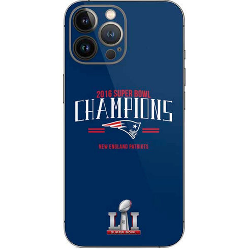 NFL 2016 Super Bowl LI Champions New England Patriots iPhone 14 Pro Max Skin