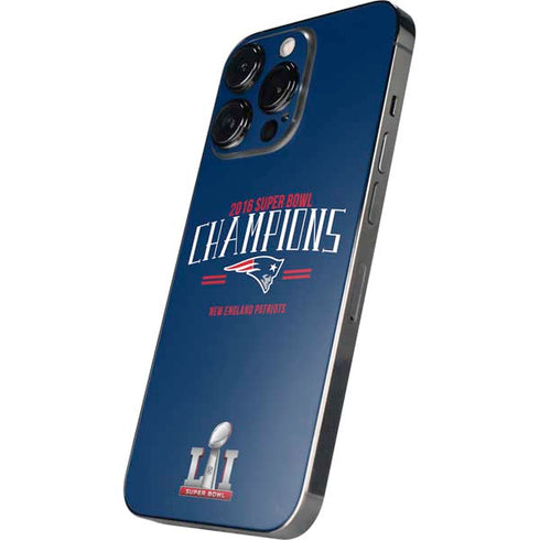 NFL 2016 Super Bowl LI Champions New England Patriots iPhone 14 Pro Skin