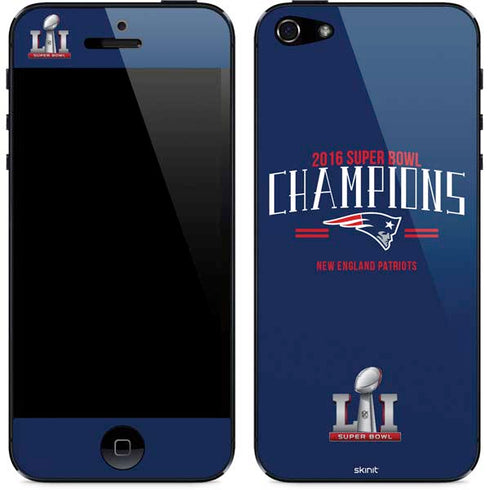 NFL 2016 Super Bowl LI Champions New England Patriots iPhone 5/5s/5SE Skin