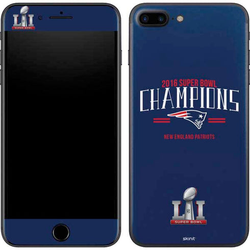 NFL 2016 Super Bowl LI Champions New England Patriots iPhone 7 Plus Skin