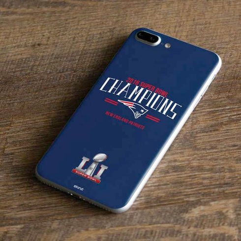 NFL 2016 Super Bowl LI Champions New England Patriots iPhone 7 Plus Skin
