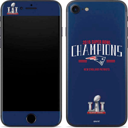 NFL 2016 Super Bowl LI Champions New England Patriots iPhone 7 Skin
