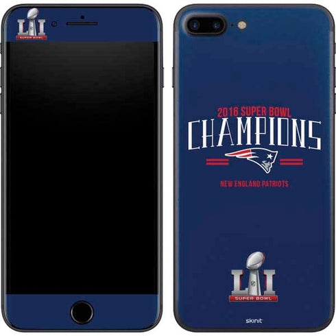 NFL 2016 Super Bowl LI Champions New England Patriots iPhone 8 Plus Skin