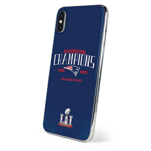 NFL 2016 Super Bowl LI Champions New England Patriots iPhone XS Max Skin