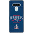 NFL 2016 Super Bowl LI Champions New England Patriots LG Stylo 6 Clear Case
