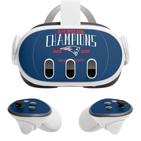 NFL 2016 Super Bowl LI Champions New England Patriots Meta Quest 3 Skin