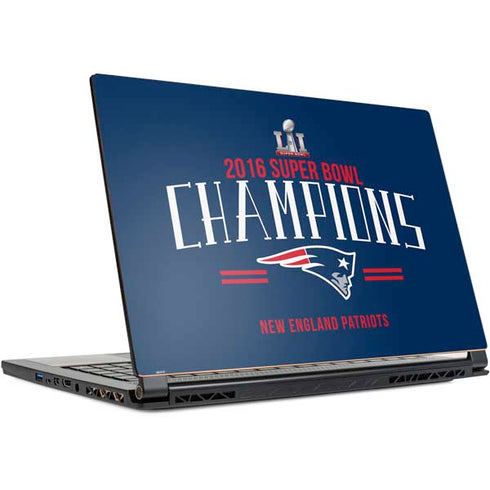 NFL 2016 Super Bowl LI Champions New England Patriots MSI GS65 Stealth Laptop Skin