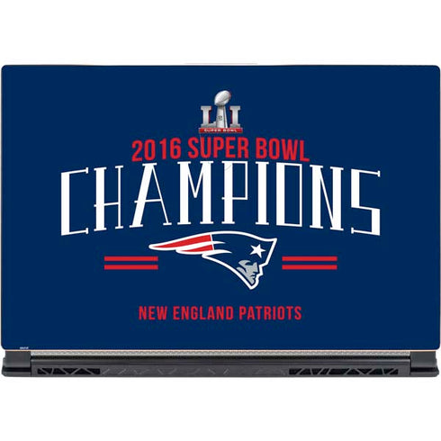 NFL 2016 Super Bowl LI Champions New England Patriots MSI GS65 Stealth Laptop Skin