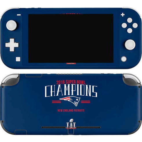 NFL 2016 Super Bowl LI Champions New England Patriots Nintendo Switch Lite Skin
