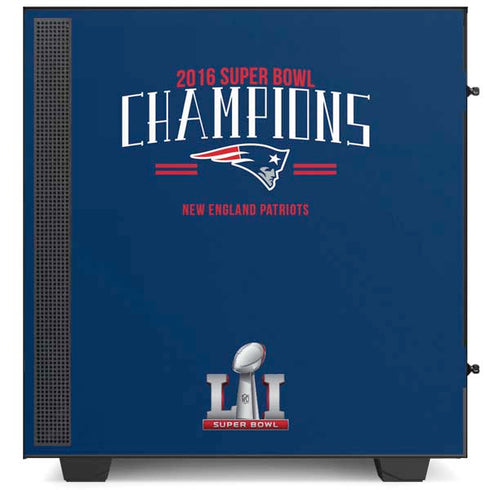 NFL 2016 Super Bowl LI Champions New England Patriots NZXT H510 Compact ATX Mid-Tower Case Skin