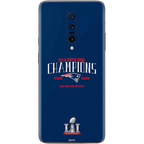 NFL 2016 Super Bowl LI Champions New England Patriots OnePlus 7 Pro Skin