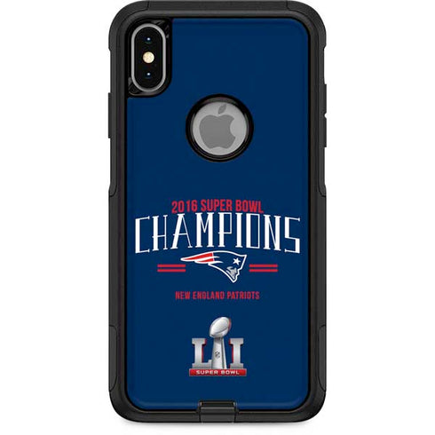 NFL 2016 Super Bowl LI Champions New England Patriots Otterbox Commuter iPhone Skin