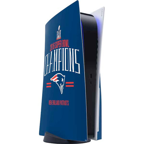 NFL 2016 Super Bowl LI Champions New England Patriots PS5 Console Skin