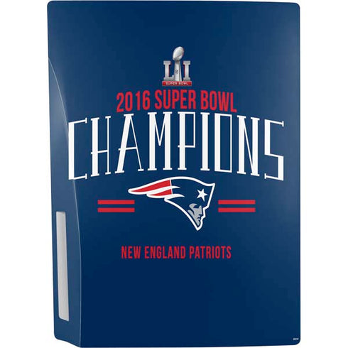 NFL 2016 Super Bowl LI Champions New England Patriots PS5 Console Skin