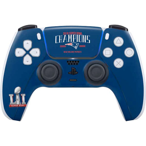 NFL 2016 Super Bowl LI Champions New England Patriots PS5 Controller Skin