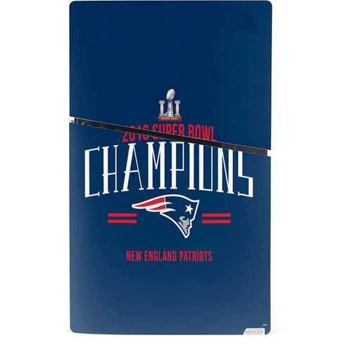 NFL 2016 Super Bowl LI Champions New England Patriots PS5 Slim Digital Edition Bundle Skin