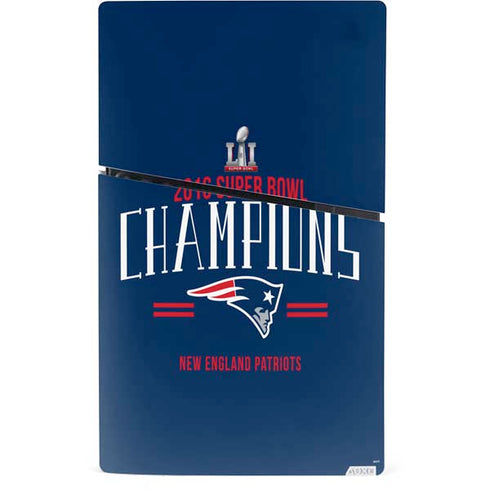 NFL 2016 Super Bowl LI Champions New England Patriots PS5 Slim Digital Edition Console Skin