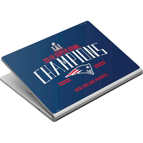 NFL 2016 Super Bowl LI Champions New England Patriots Surface Book Skin