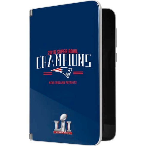 NFL 2016 Super Bowl LI Champions New England Patriots Surface Duo Skin