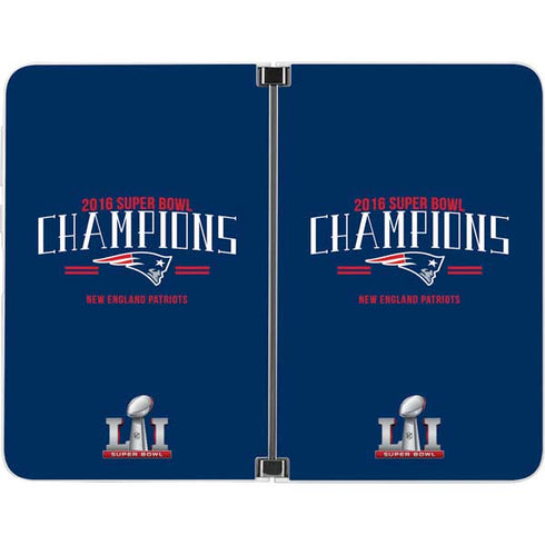 NFL 2016 Super Bowl LI Champions New England Patriots Surface Duo Skin