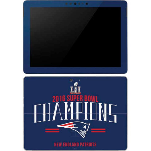 NFL 2016 Super Bowl LI Champions New England Patriots Surface Go Skin