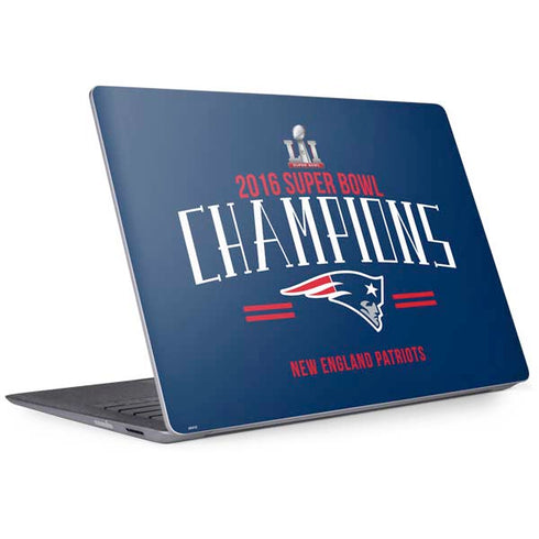 NFL 2016 Super Bowl LI Champions New England Patriots Surface Laptop 2 Skin