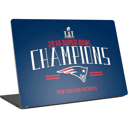 NFL 2016 Super Bowl LI Champions New England Patriots Surface Laptop 4 15in Skin