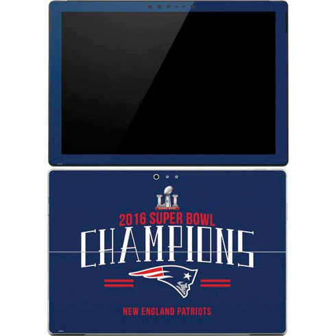 NFL 2016 Super Bowl LI Champions New England Patriots Surface Pro 4 Skin