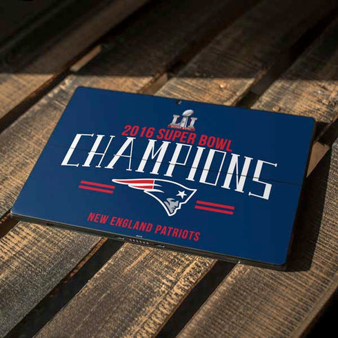 NFL 2016 Super Bowl LI Champions New England Patriots Surface Pro 6 Skin