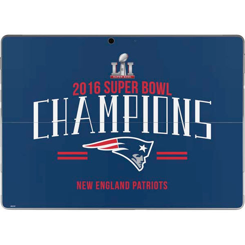 NFL 2016 Super Bowl LI Champions New England Patriots Surface Pro 8 Skin