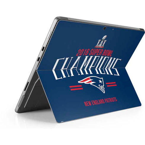 NFL 2016 Super Bowl LI Champions New England Patriots Surface Pro 8 Skin