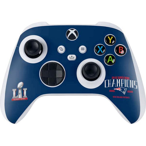 NFL 2016 Super Bowl LI Champions New England Patriots Xbox Series S Controller Skin